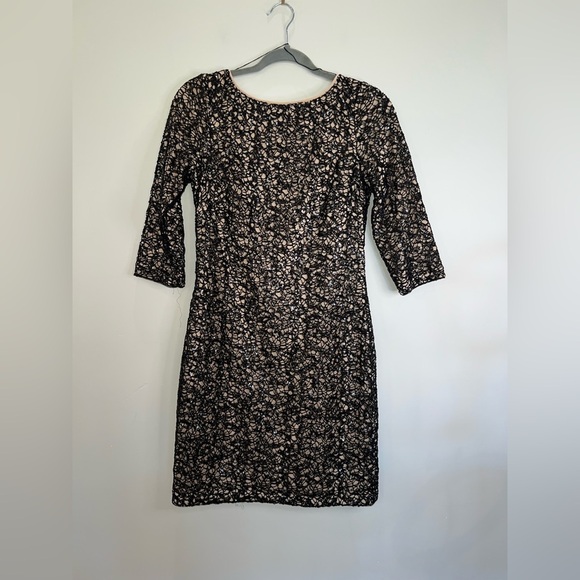 Aidan Mattox Dresses & Skirts - Aidan Beaded 3/4 Sleeve Mini Dress